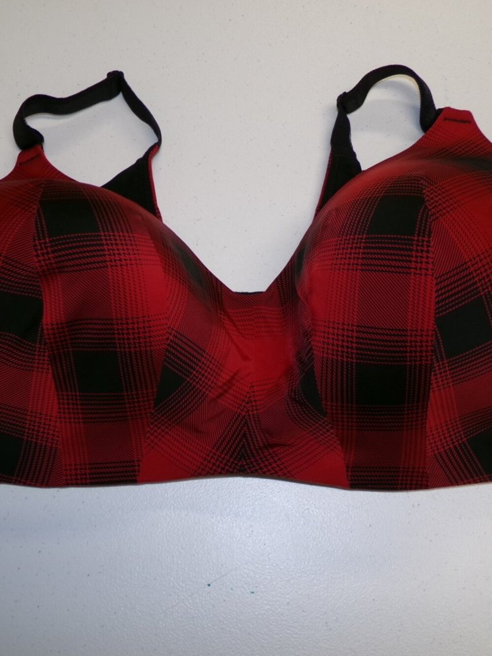Torrid Curve 360 Back Smoothing Wire Free Lightly Lined Everyday Plaid Bra 40F